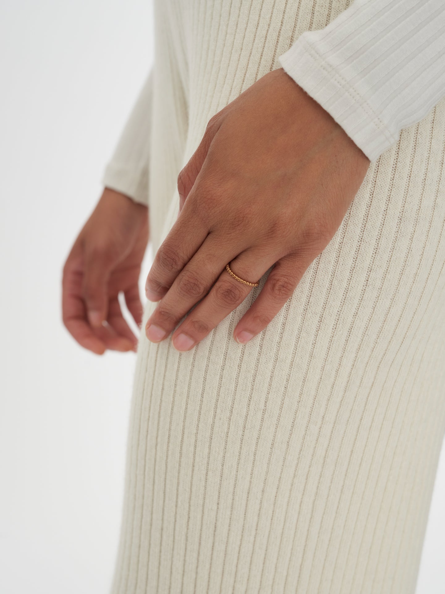 Pantalon en cachemire pour femme Blanc - Gobi Cashmere