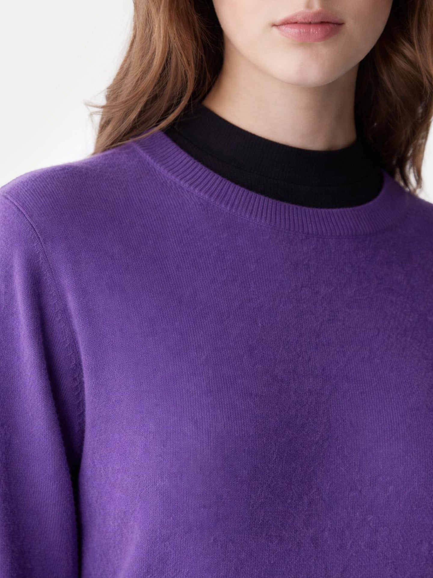 Pull col rond en cachemire Essential pour femmes