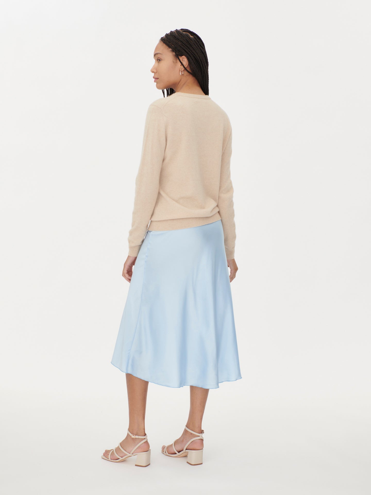 Cardigan col rond en Cachemire pour femmes Taupe - Gobi Cashmere