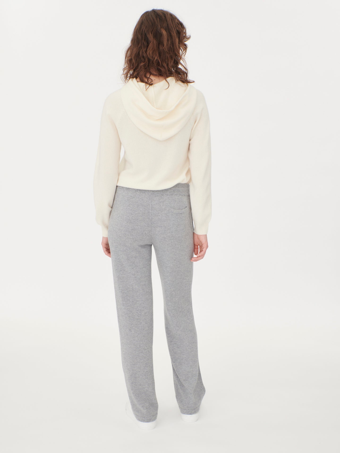 Pantalon femme lounge en Cachemire pour femmes Gris - Gobi Cashmere