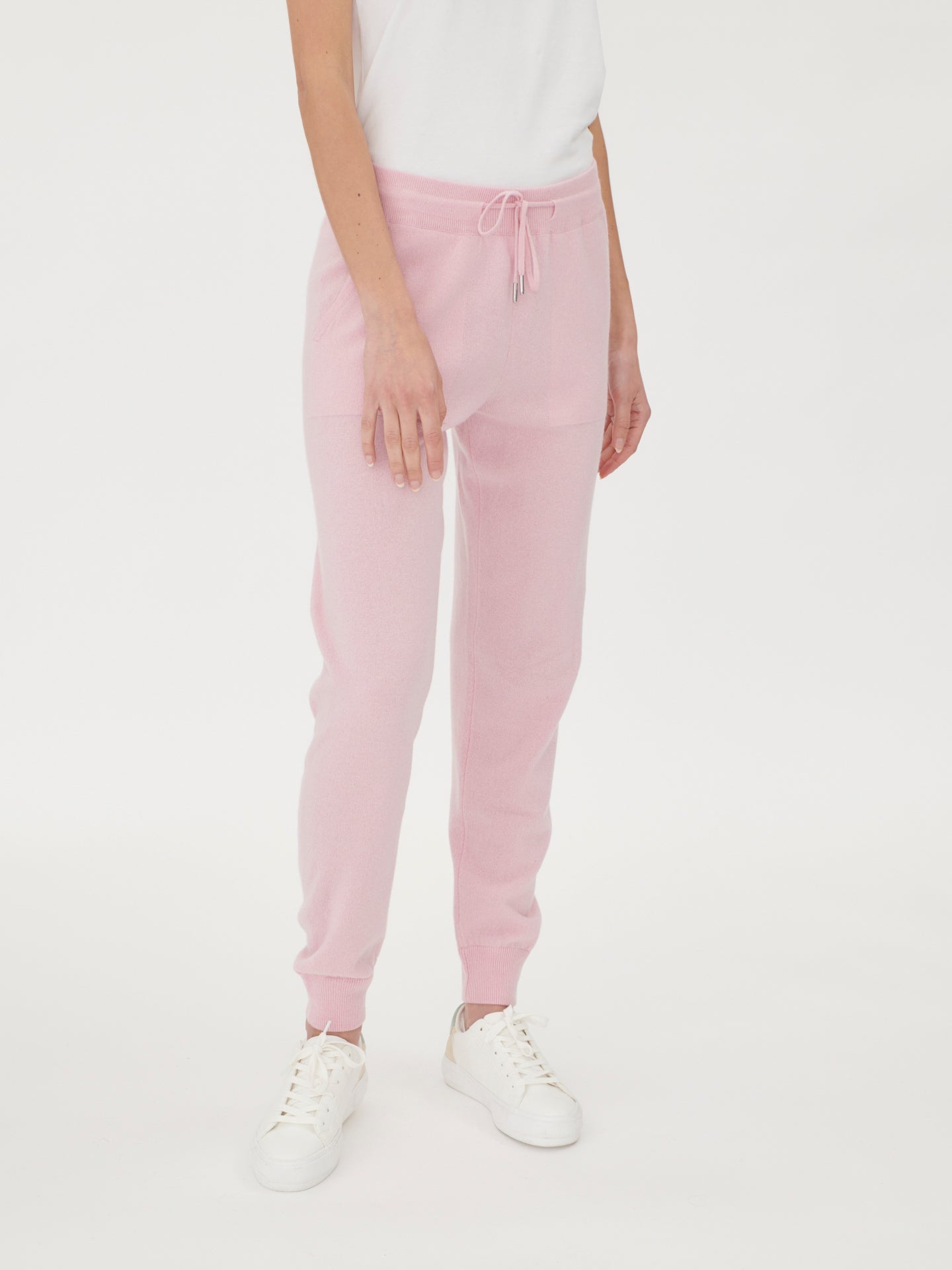 Jogging femme en Cachemire pour femmes Rose - Gobi Cashmere