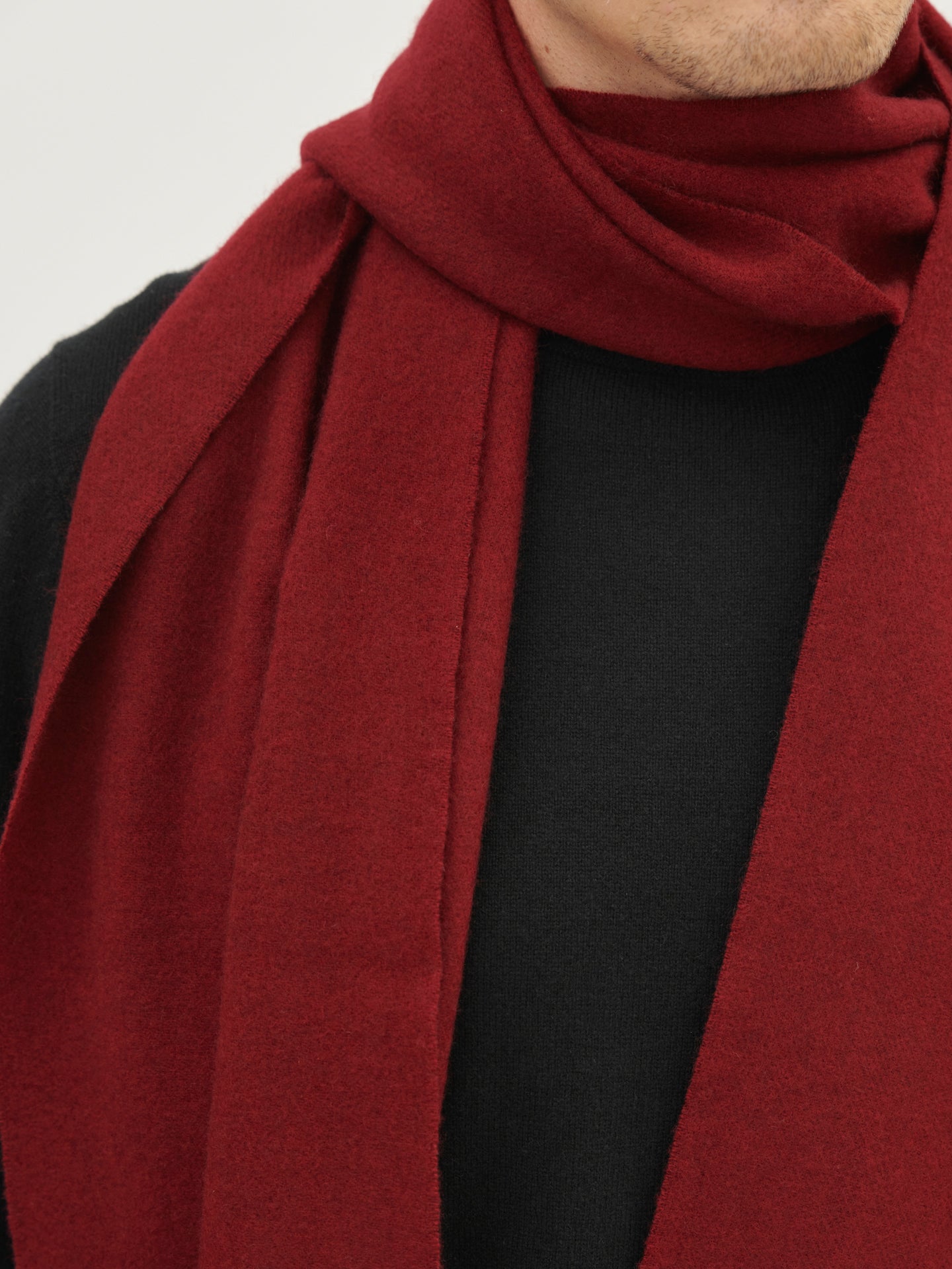 Écharpe avec franges en cachemire pour unisex - Gobi Cashmere