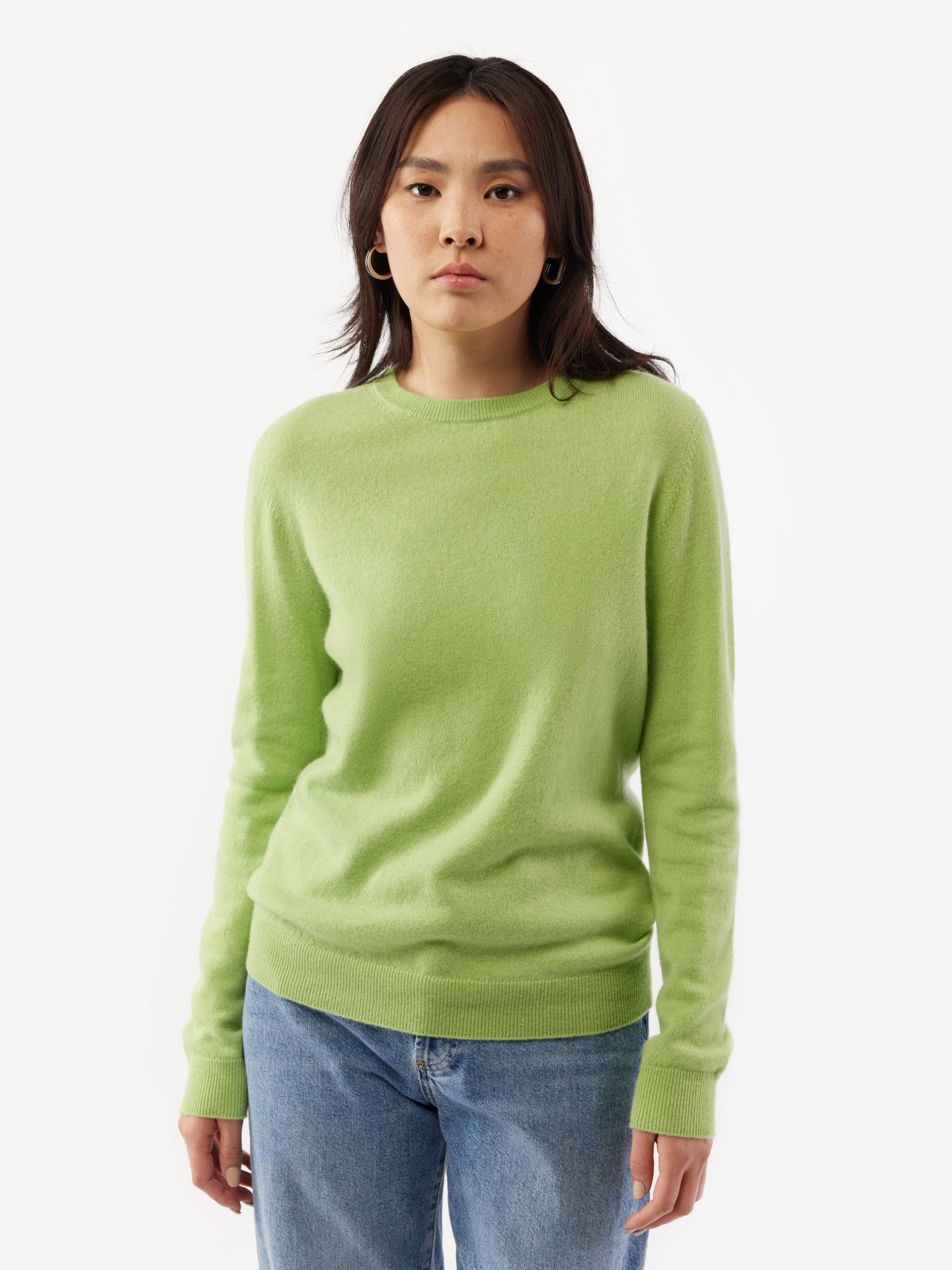 Pull col rond en Cachemire pour femmes Verde - Gobi Cashmere