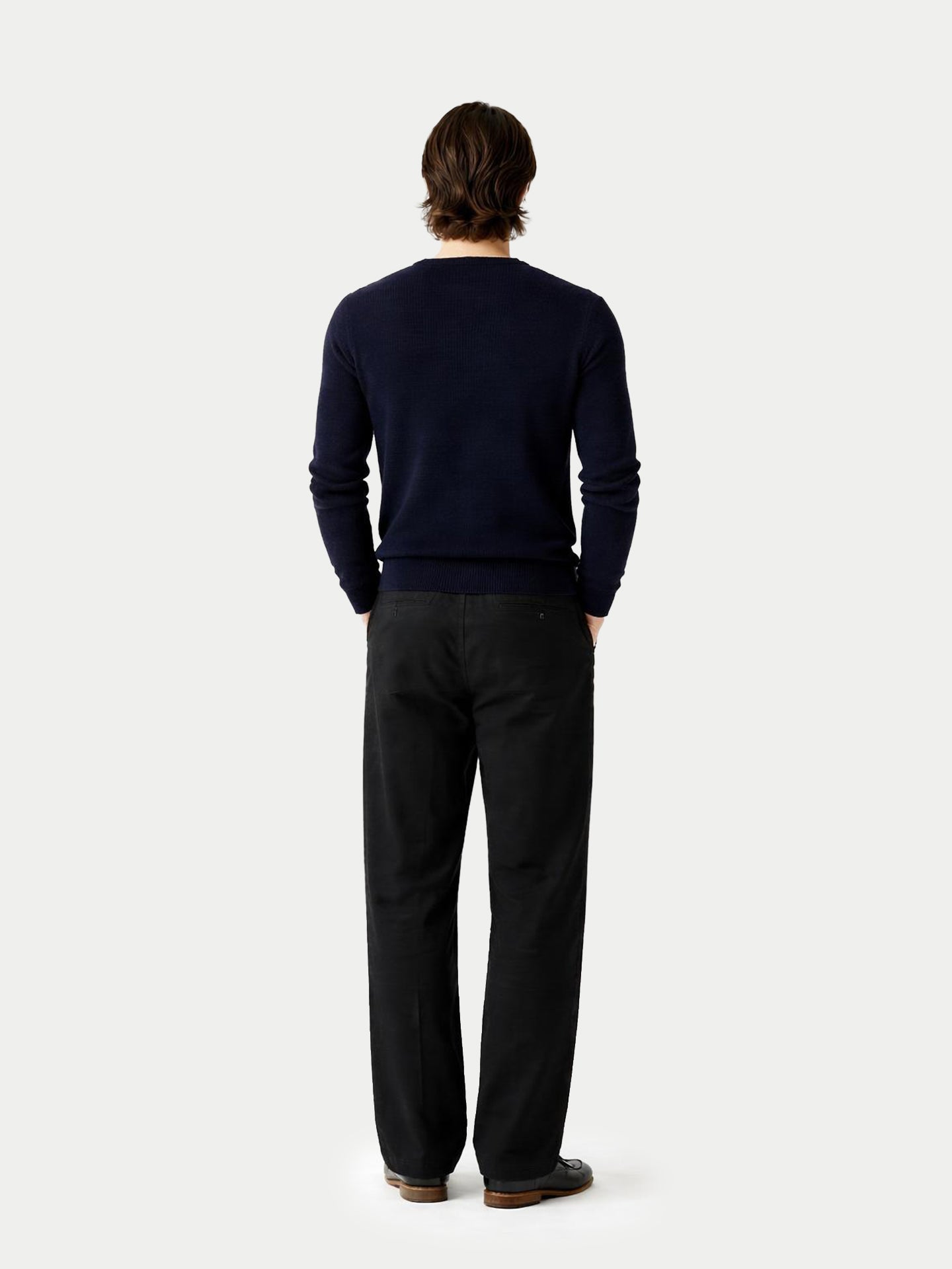 Pull en Cachemire Homme avec Tricot à Côtes