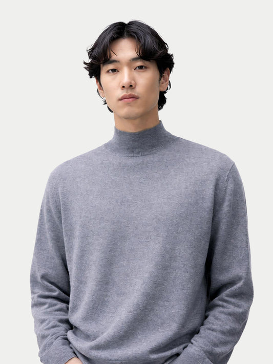 Pull col haut en cachemire Timeless pour hommes