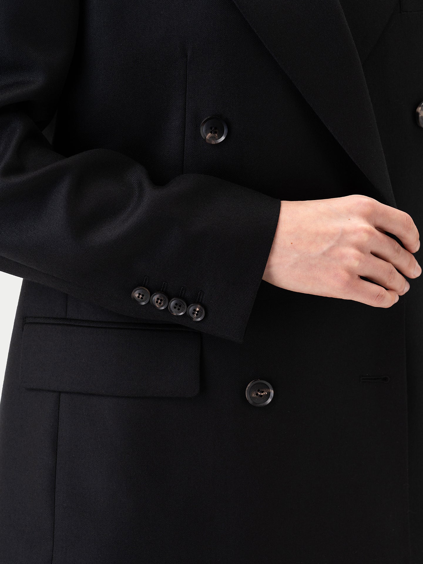 Blazer Double-Breasted en Cachemire