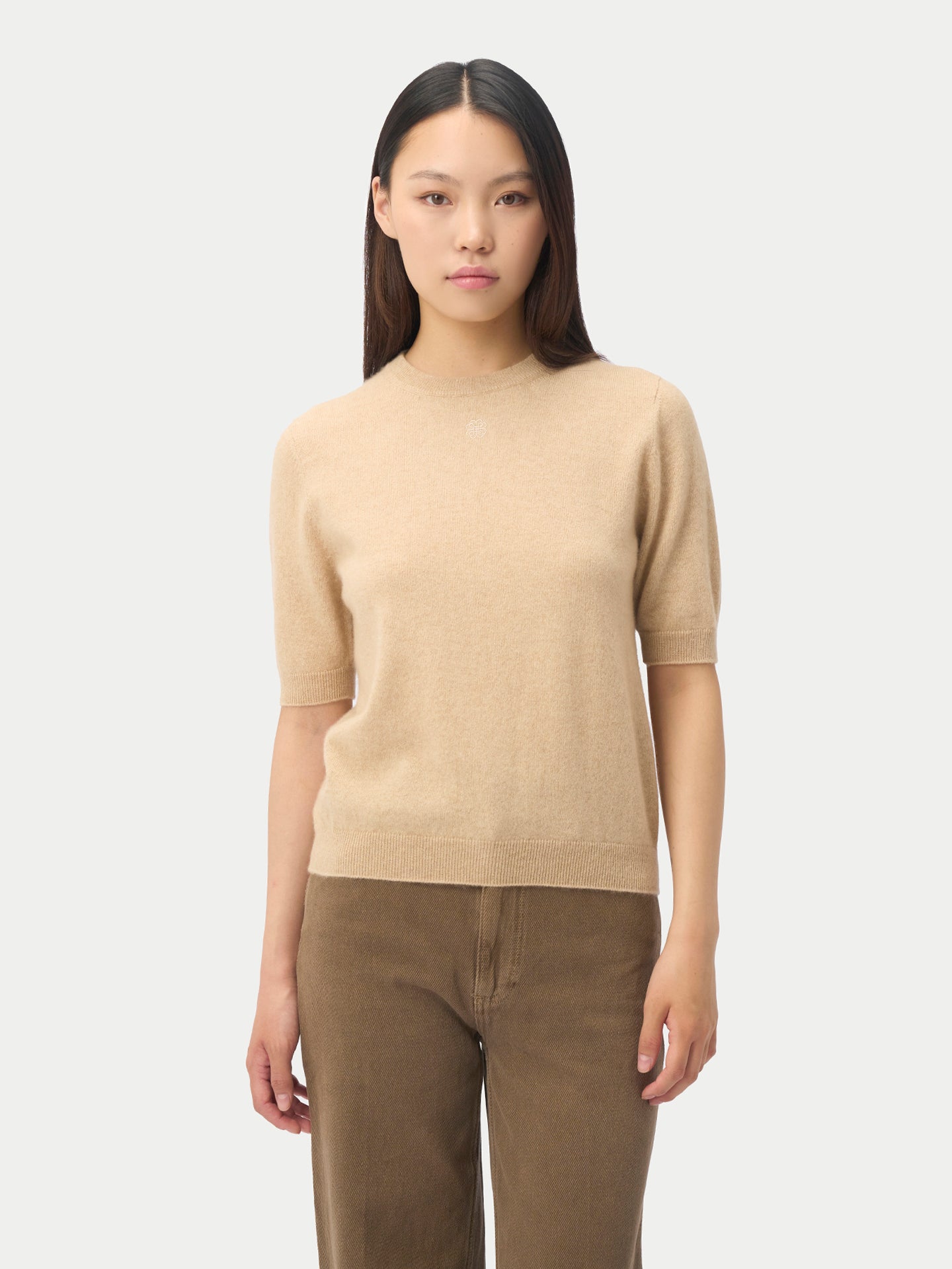 Pull en Cachemire Décontracté Pour Femme Couleur Organique