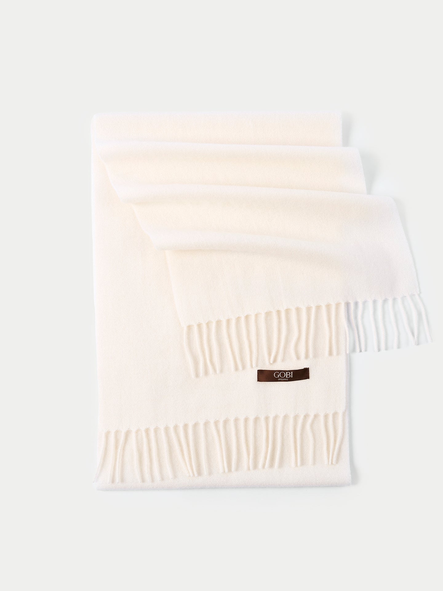 Écharpe en cachemire tissé Couleur Organique