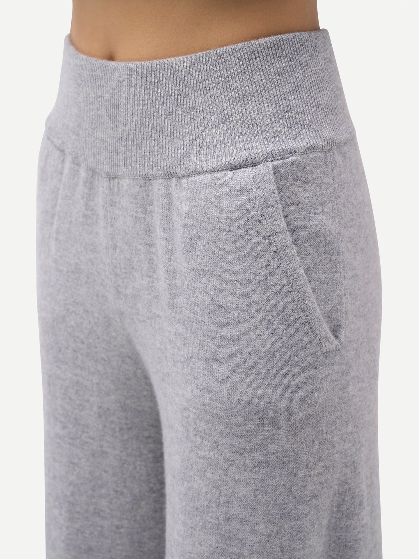 Pantalon large en cachemire - GOBI A/H 2023 High Rise - Gobi Cashmere