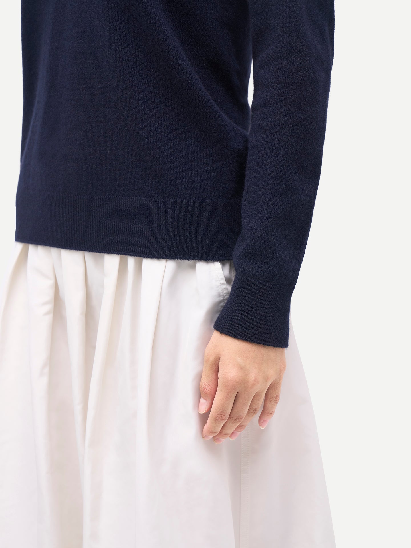Pull en cachemire pour femme à col en V