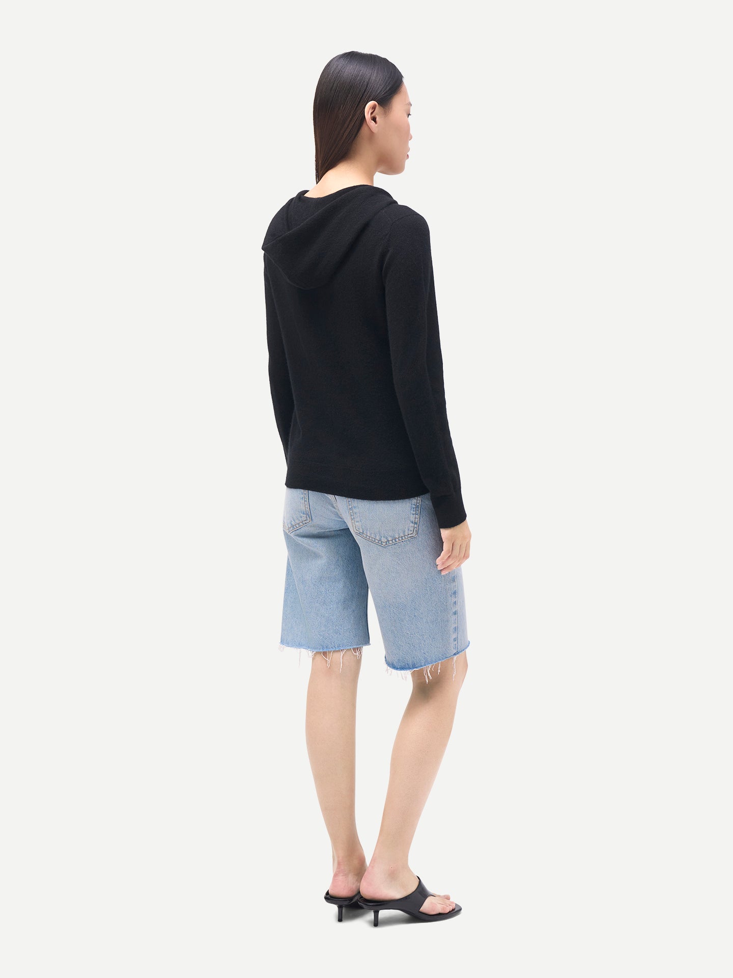Sweat à capuche zippé femme avec poche Smiley