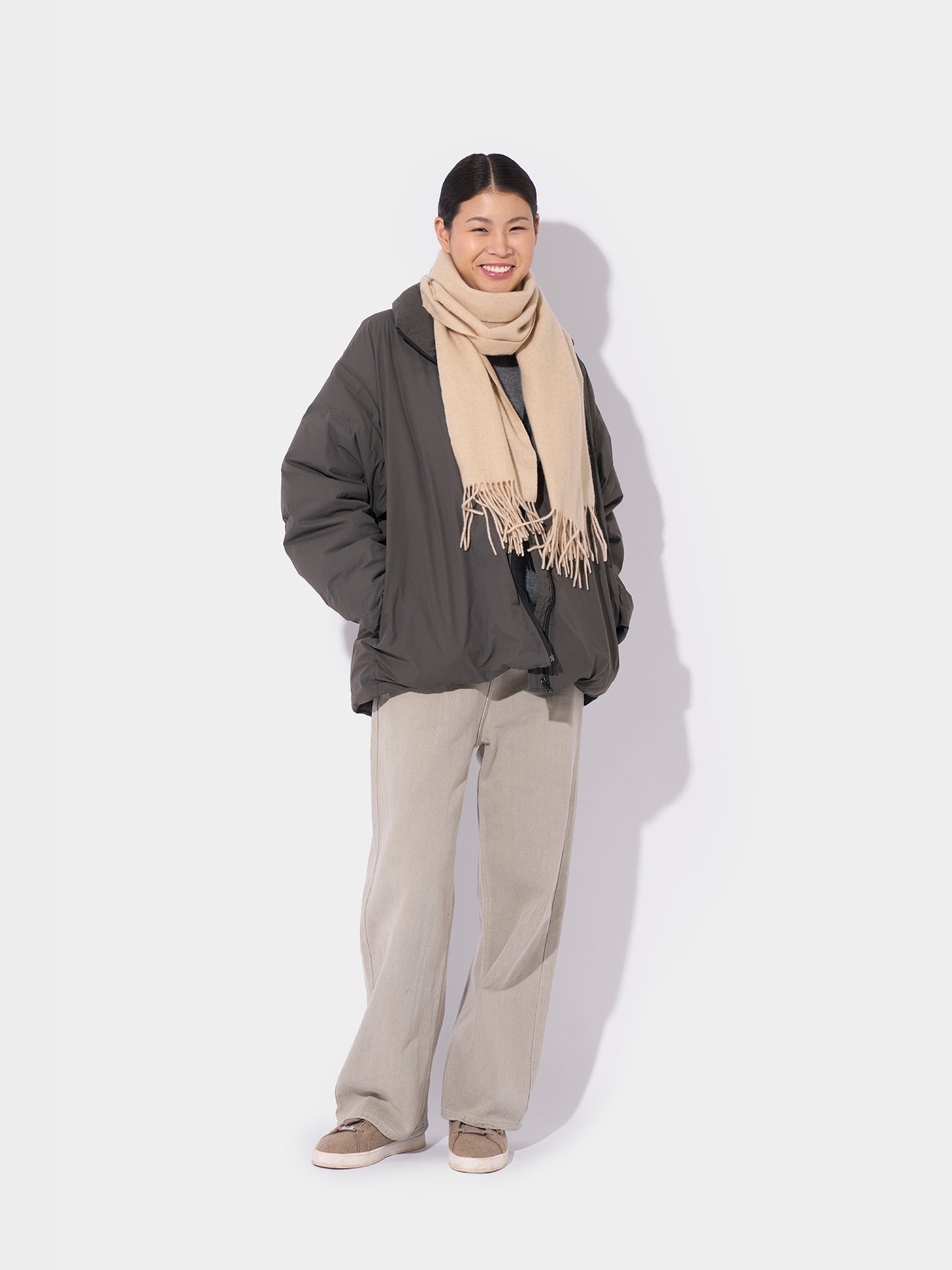 Écharpe avec franges en cachemire pour unisex - Gobi Cashmere 