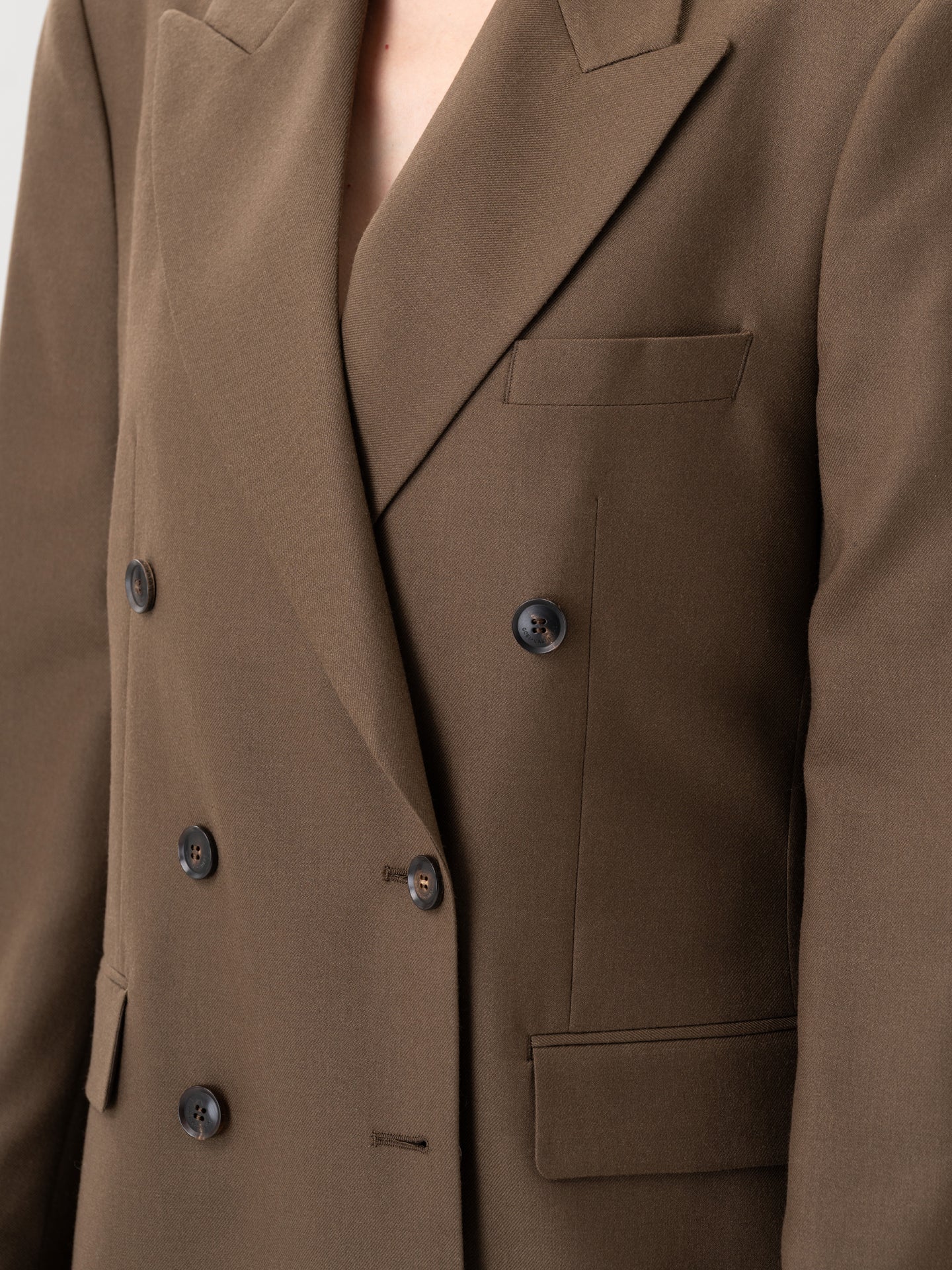 Blazer Double-Breasted en Cachemire