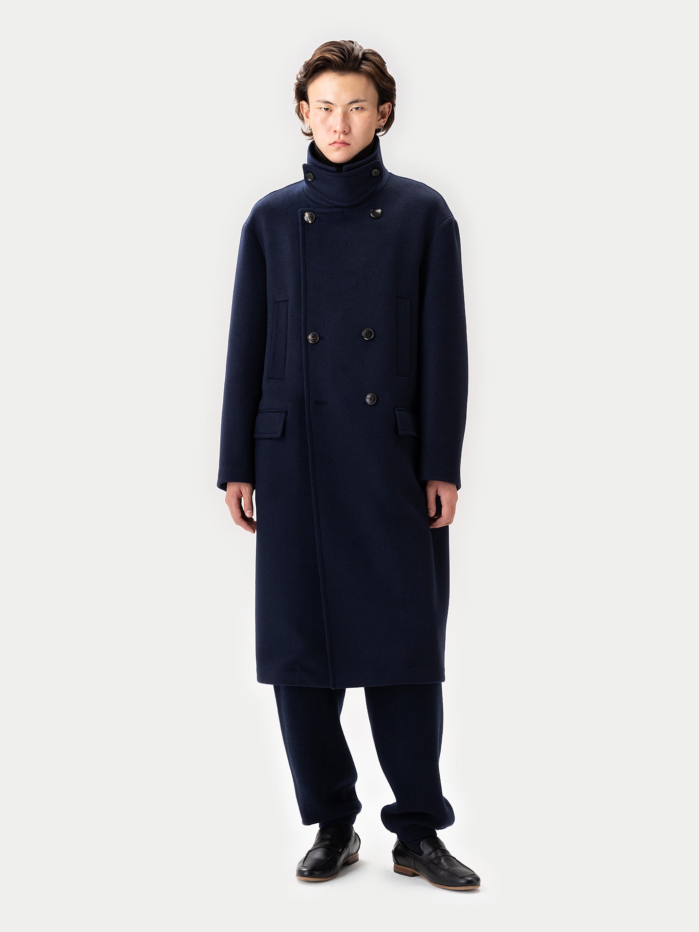 Manteau Trench en Cachemire Unisexe
