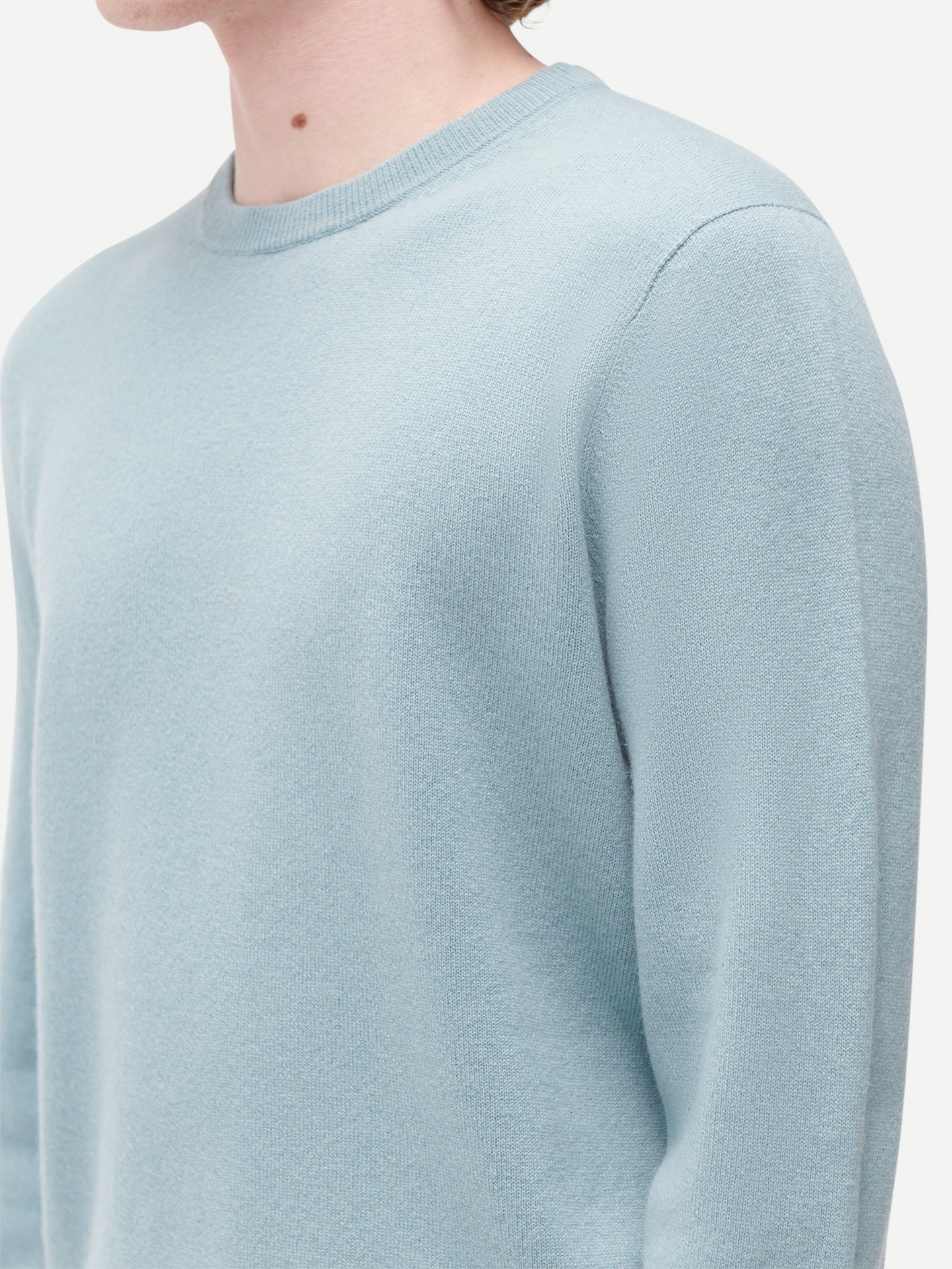 Pull col rond en cachemire Essential pour hommes