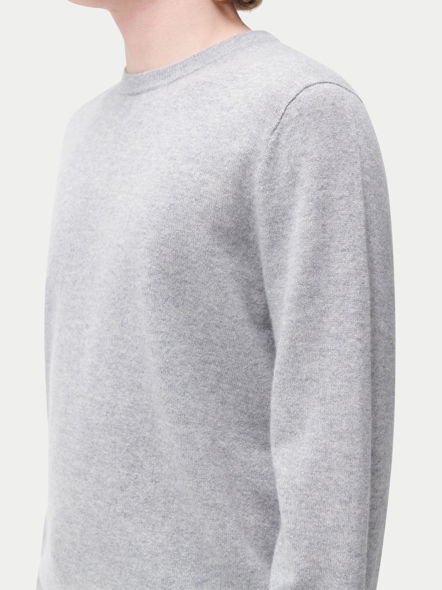 Pull col rond en cachemire Essential pour hommes