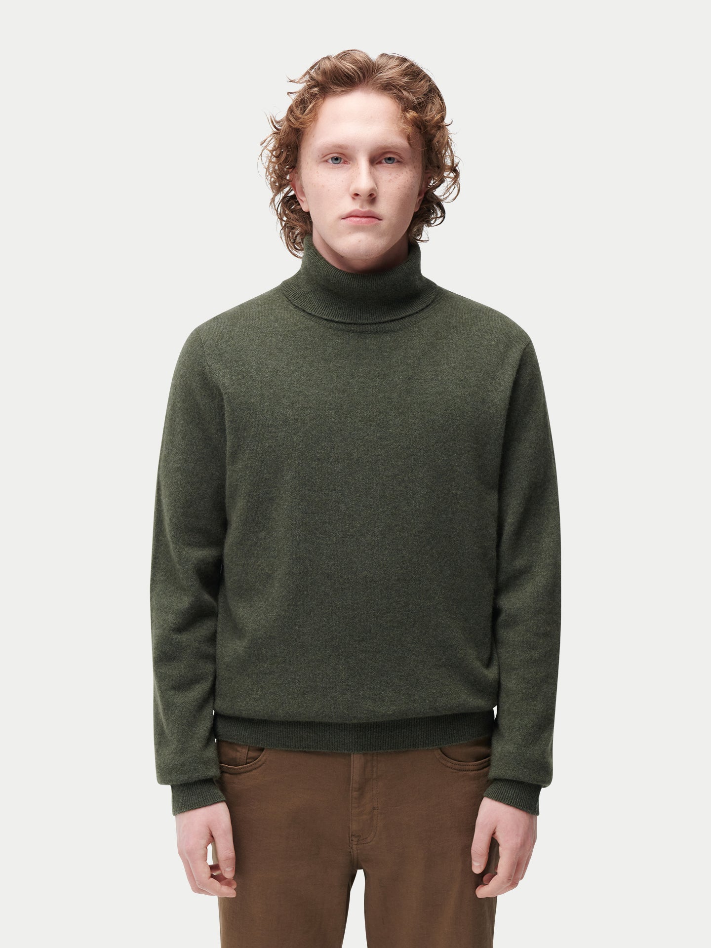 Pull col roulé en cachemire Essential pour hommes