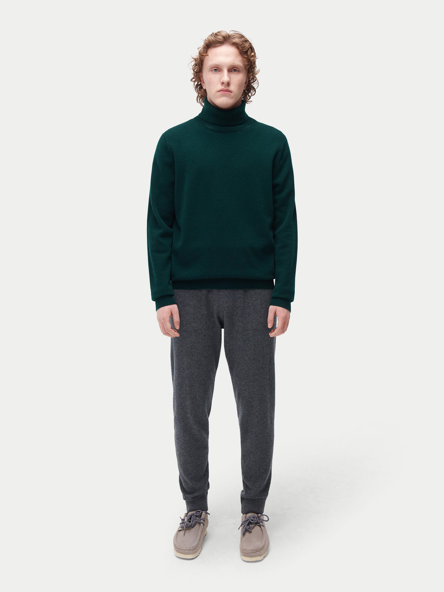 Pull col roulé en cachemire Essential pour hommes