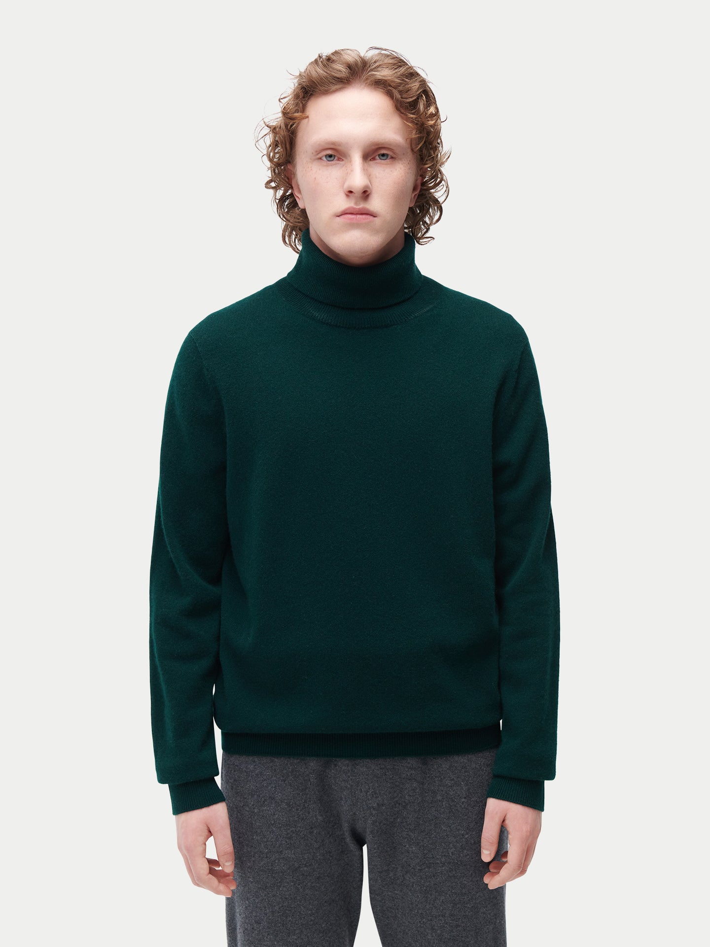 Pull col roulé en cachemire Essential pour hommes