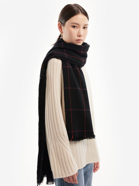 Châle en cachemire super doux pour unisex  rouge - Gobi Cashmere