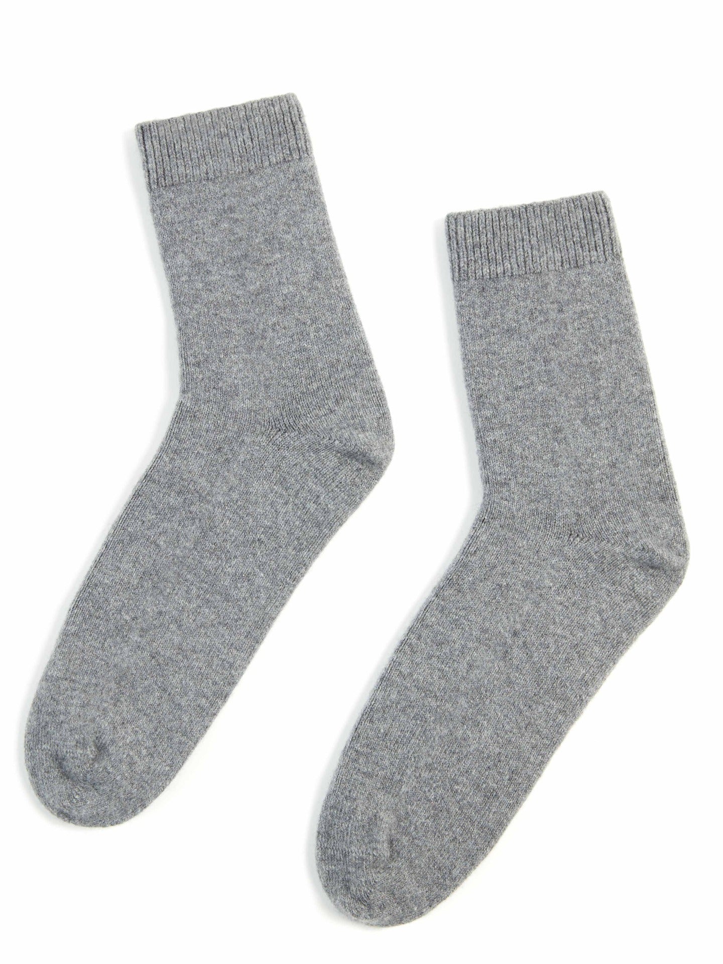 Chaussettes unisexe en tricot côtelé