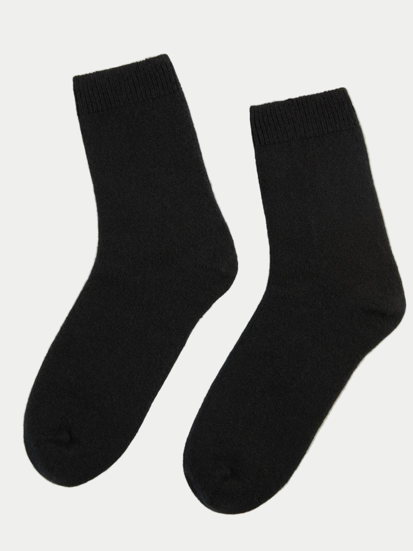 Chaussettes unisexes en cachemire Noir - Gobi Cashmere