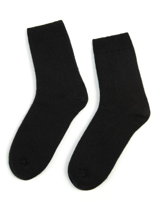 Chaussettes unisexes en cachemire Noir - Gobi Cashmere