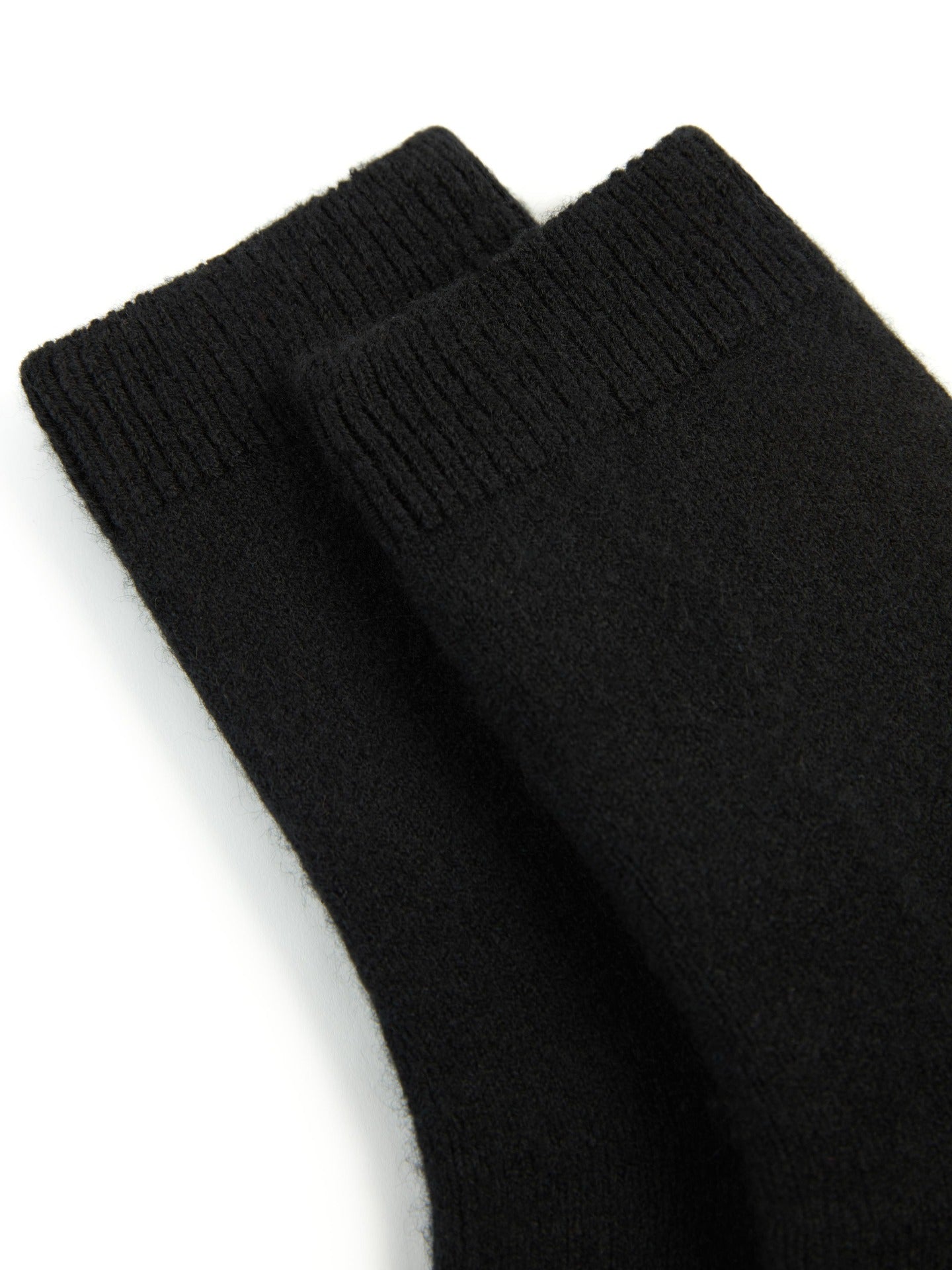 Chaussettes unisexes en cachemire Noir - Gobi Cashmere