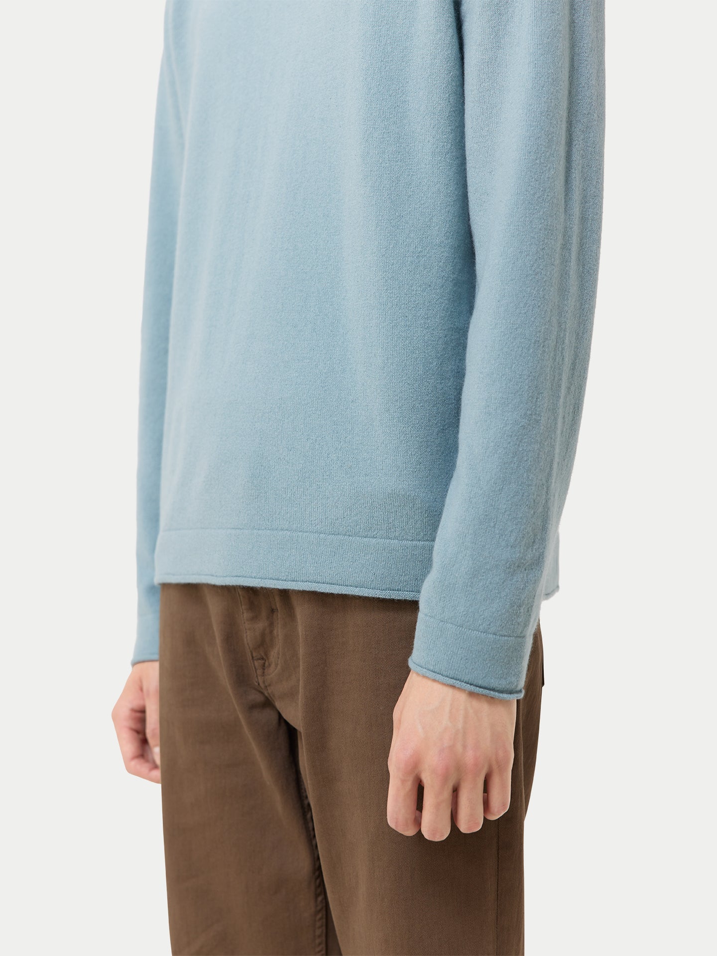 Pull col rond en cachemire Navy - Gobi Cashmere