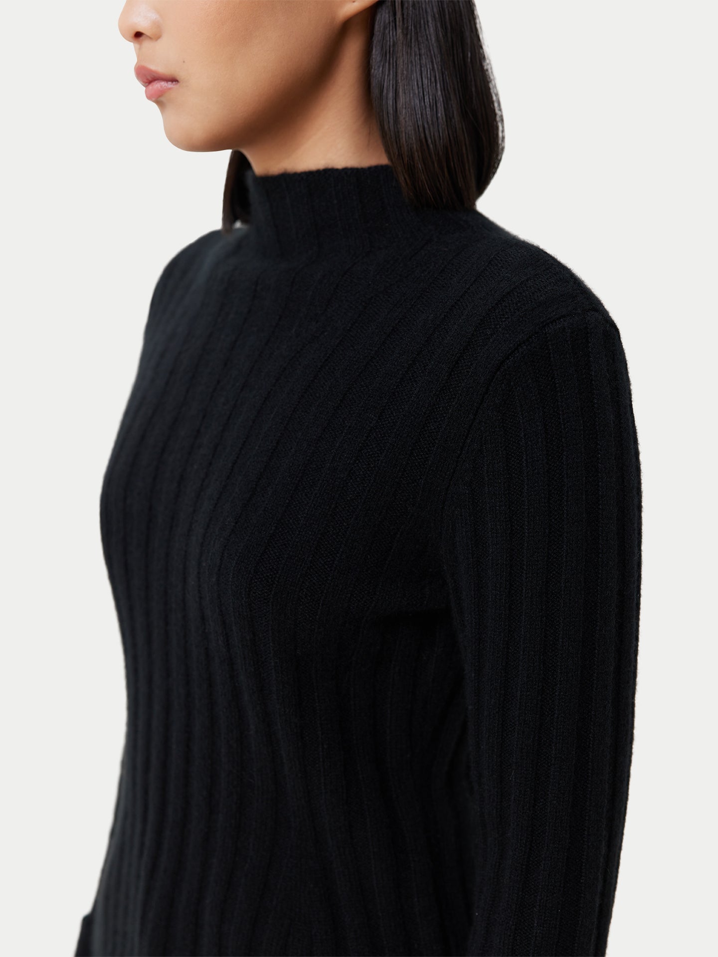 Pull en cachemire retournés Noir - Gobi Cashmere