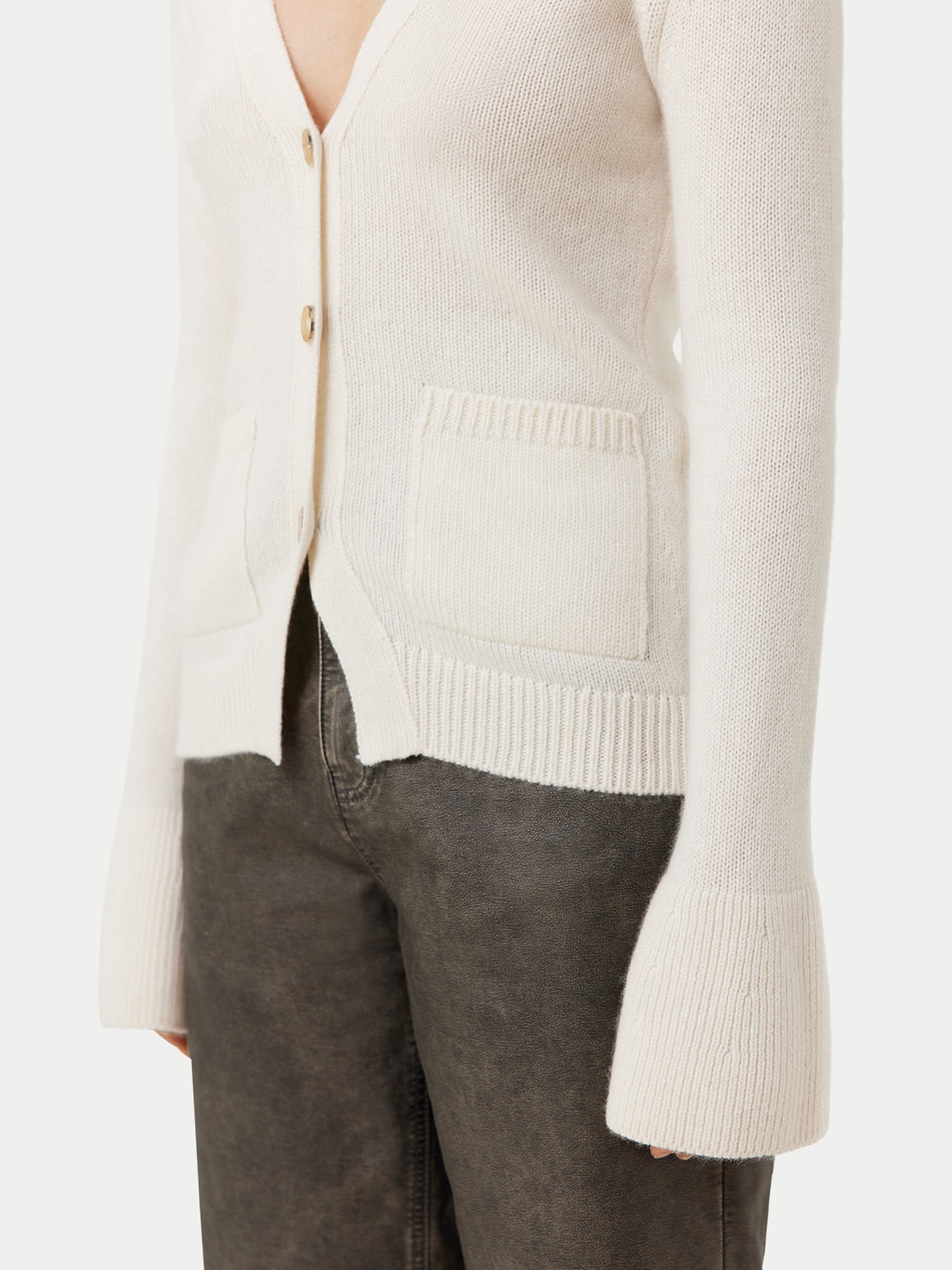 Cardigan col en V en cachemire - Gobi Cashmere
