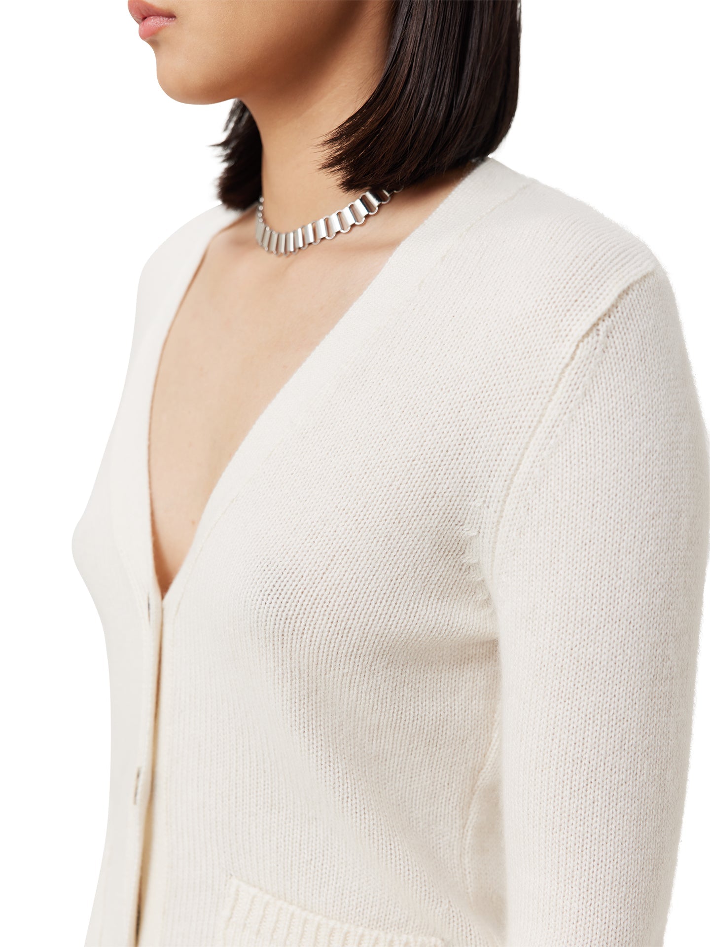 Cardigan col en V en cachemire - Gobi Cashmere