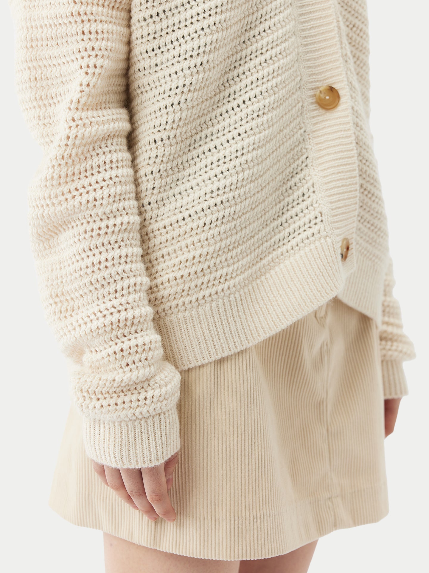 Cardigan en coton et cachemire confortable | GOBI Cashmere