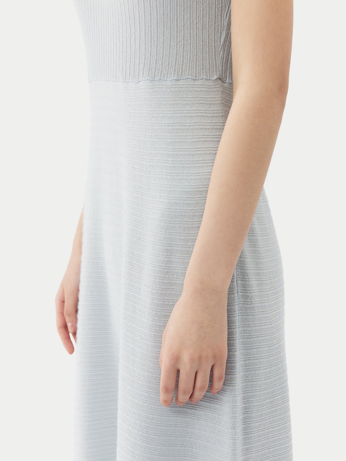 Top côtelé texturé élégant en cachemire | GOBI Cashmere