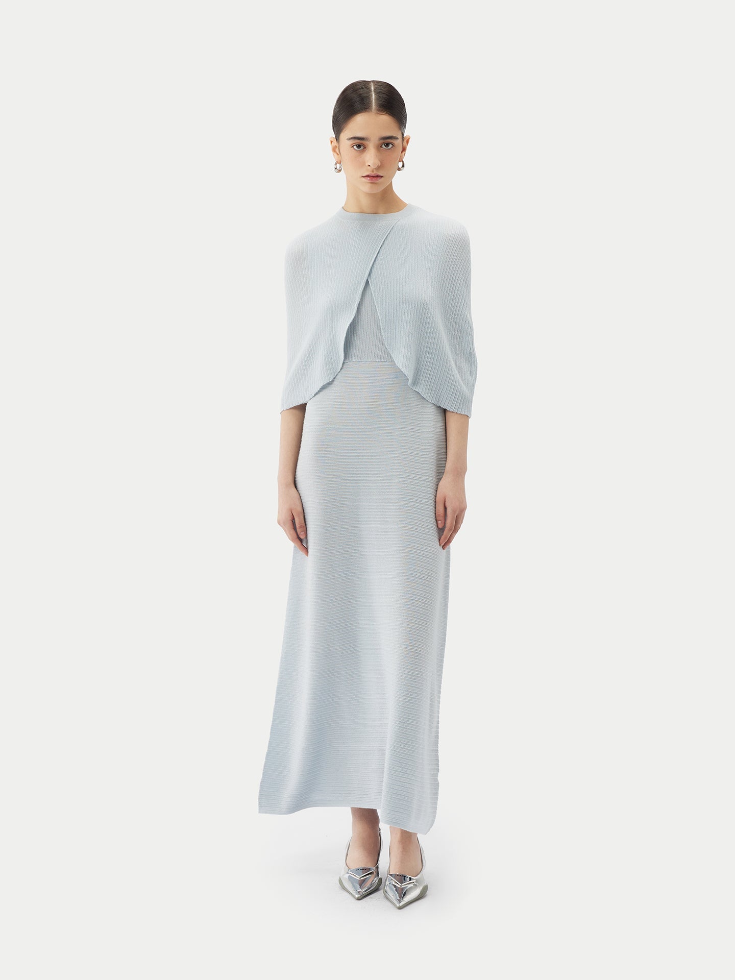 Capelet léger en cachemire et soie | GOBI Cashmere