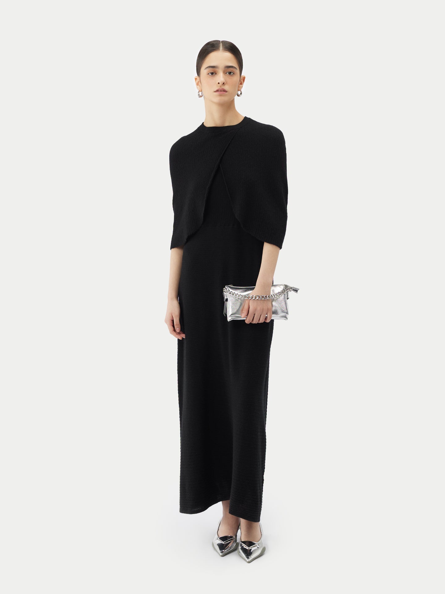 Capelet léger en cachemire et soie | GOBI Cashmere