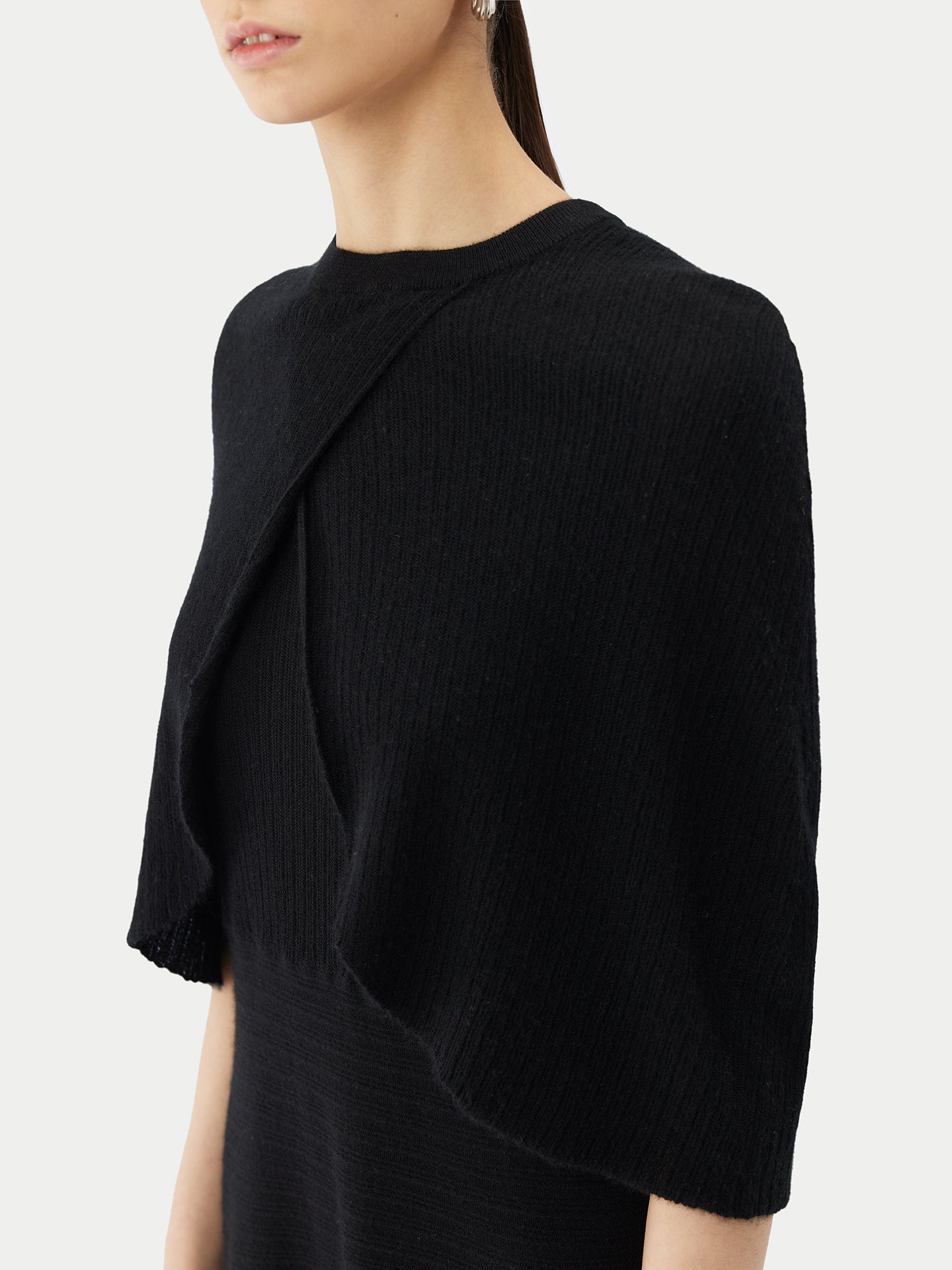 Capelet léger en cachemire et soie | GOBI Cashmere