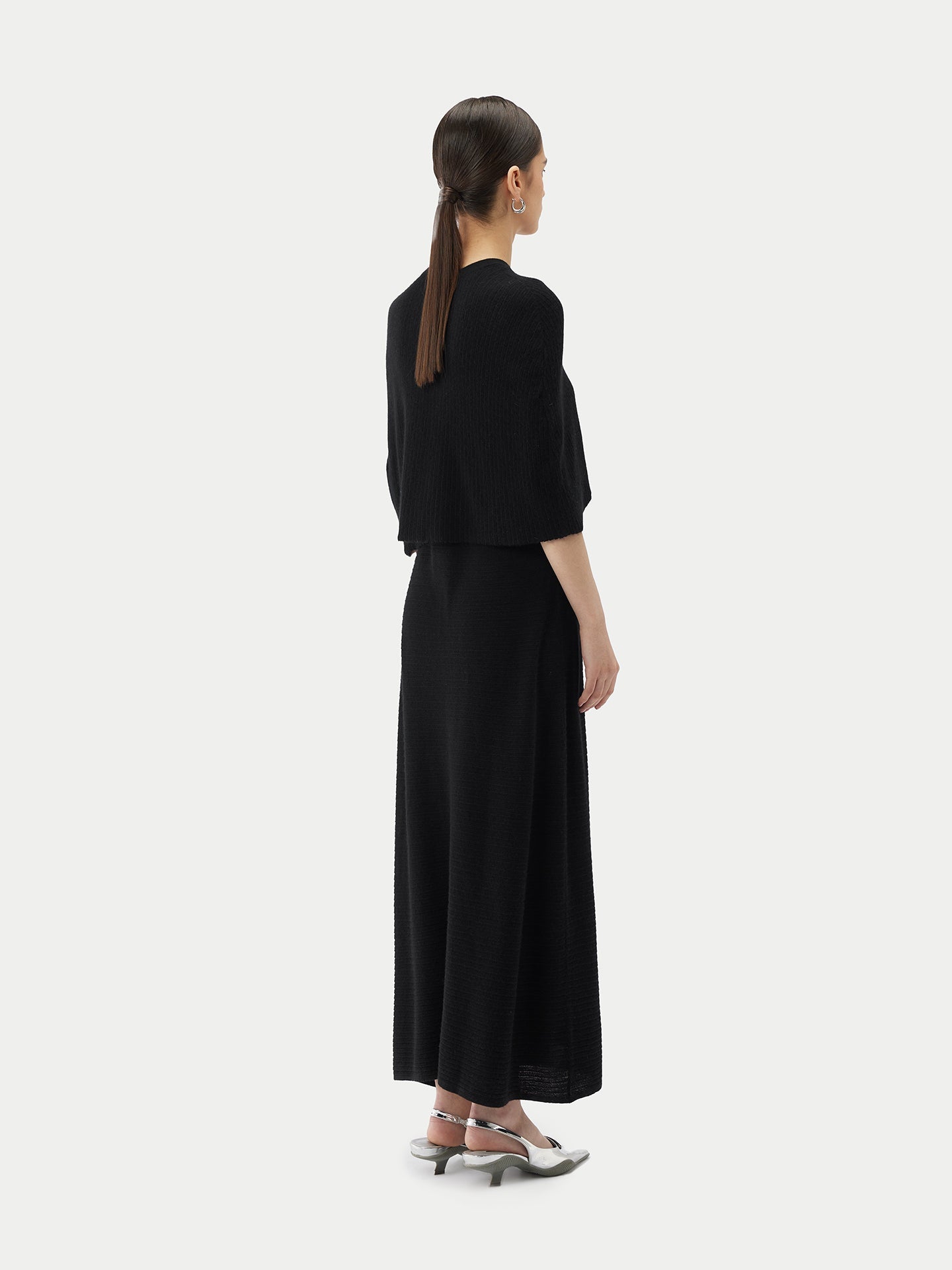 Capelet léger en cachemire et soie | GOBI Cashmere