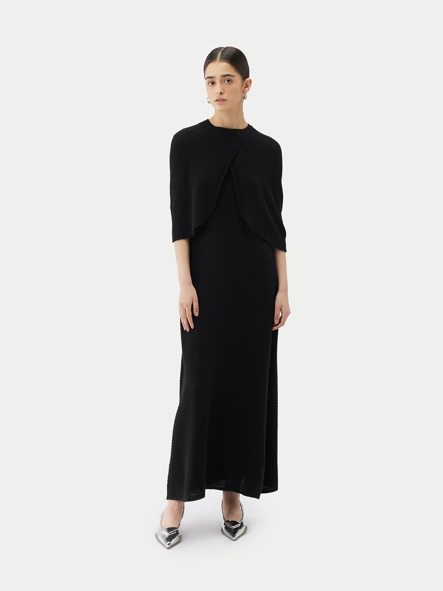 Capelet léger en cachemire et soie | GOBI Cashmere