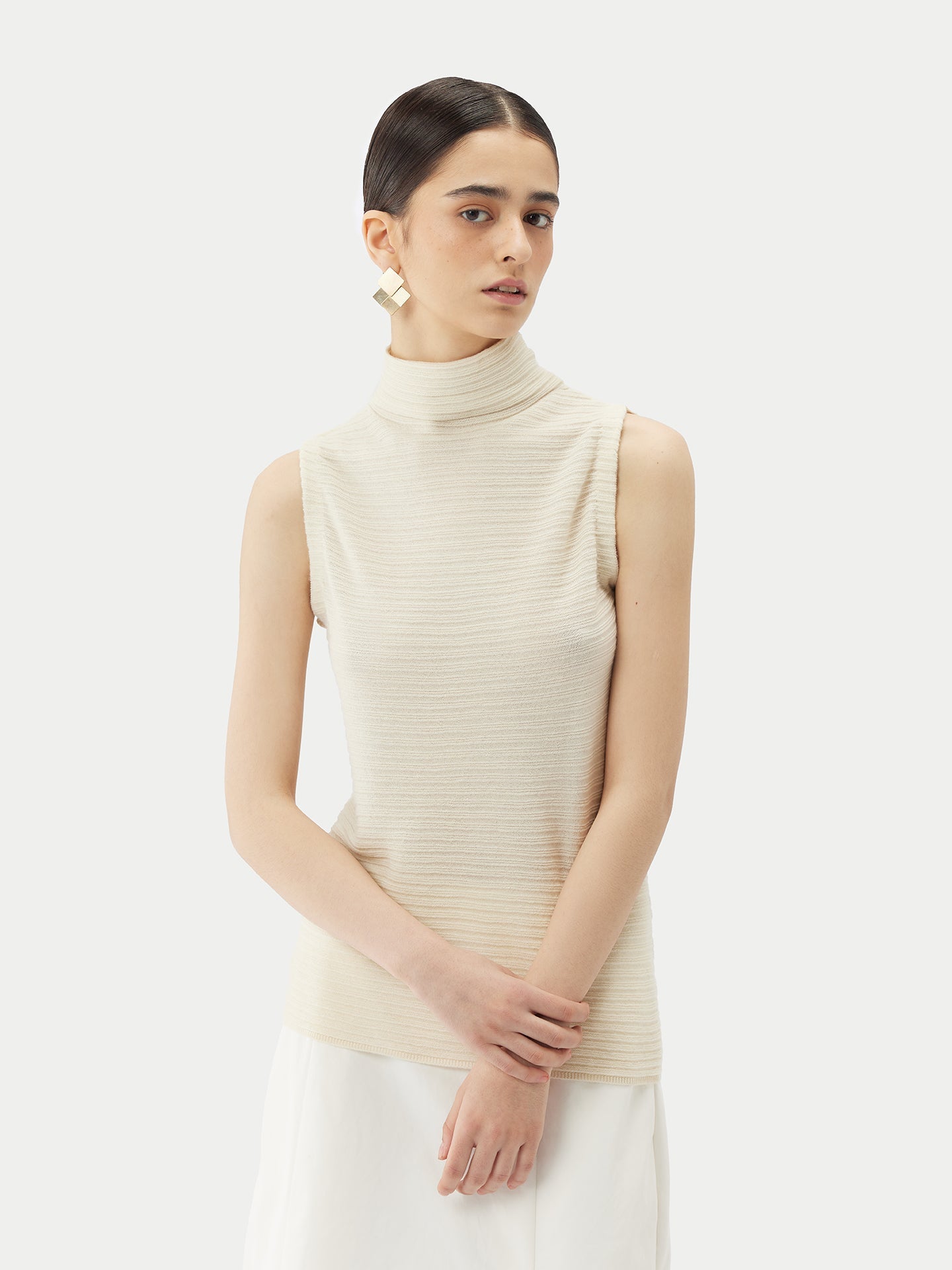 Col roulé léger en soie et cachemire | GOBI Cashmere