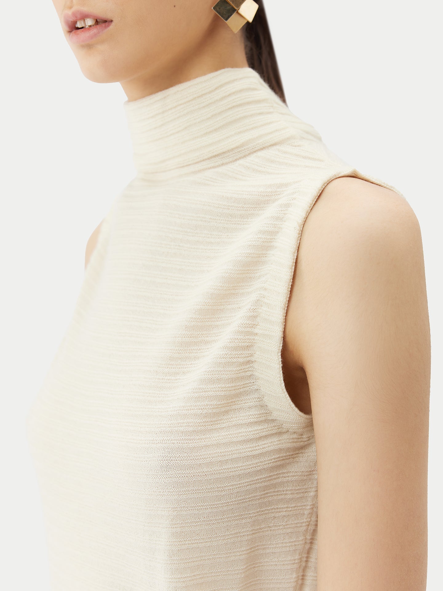 Col roulé léger en soie et cachemire | GOBI Cashmere