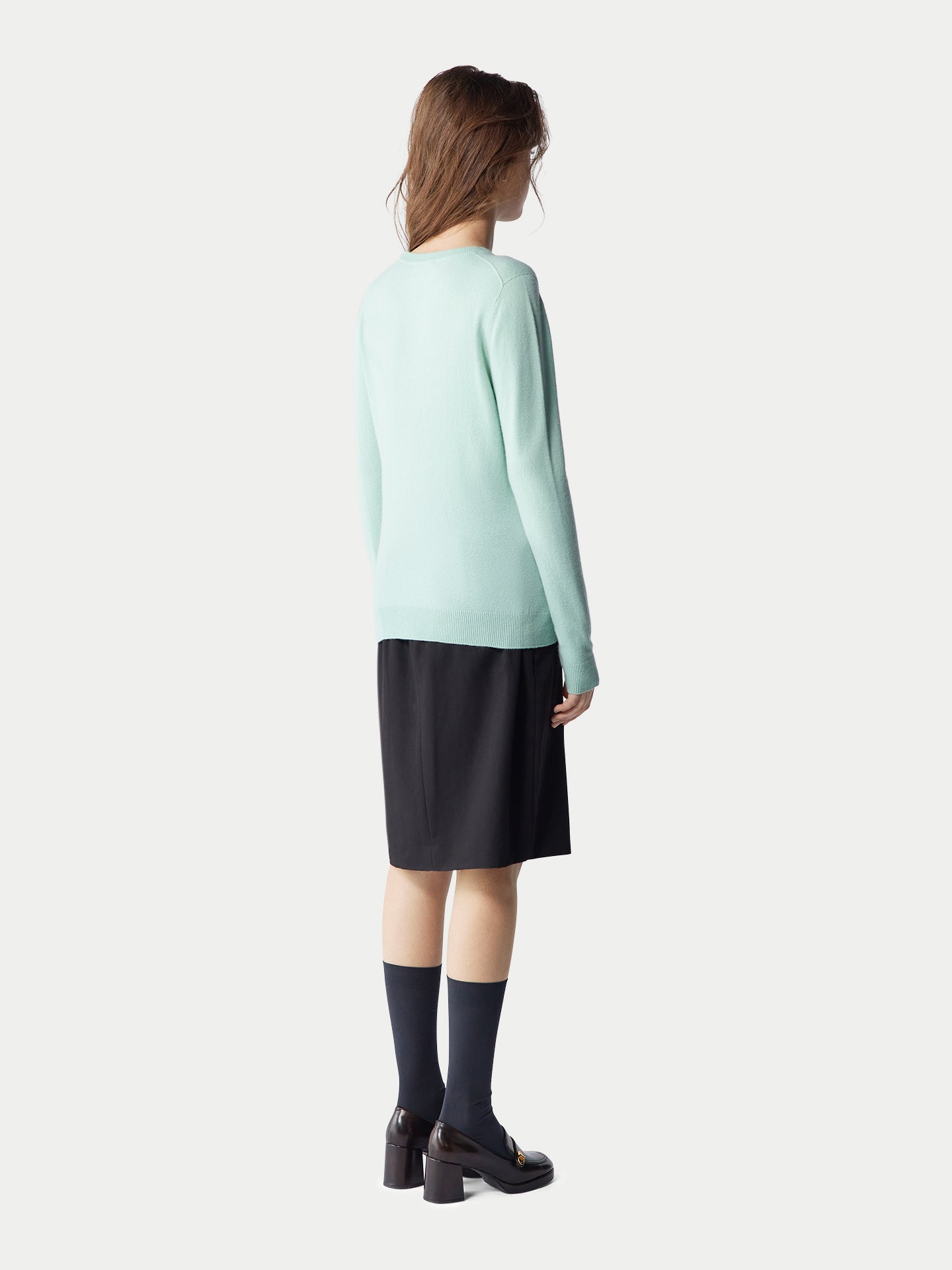 Pull col rond en cachemire Essential pour femmes