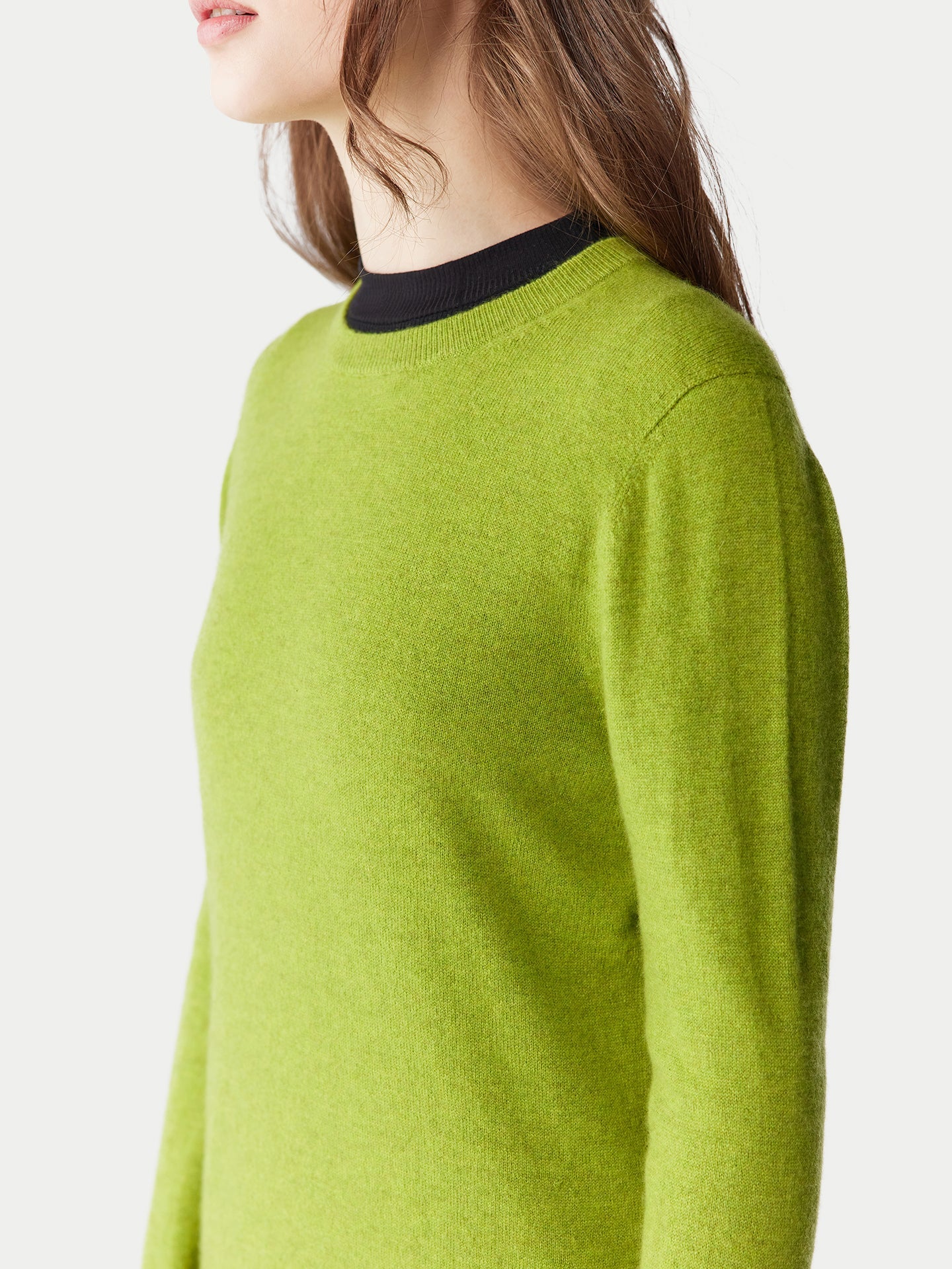 Pull col rond en cachemire pour femmes