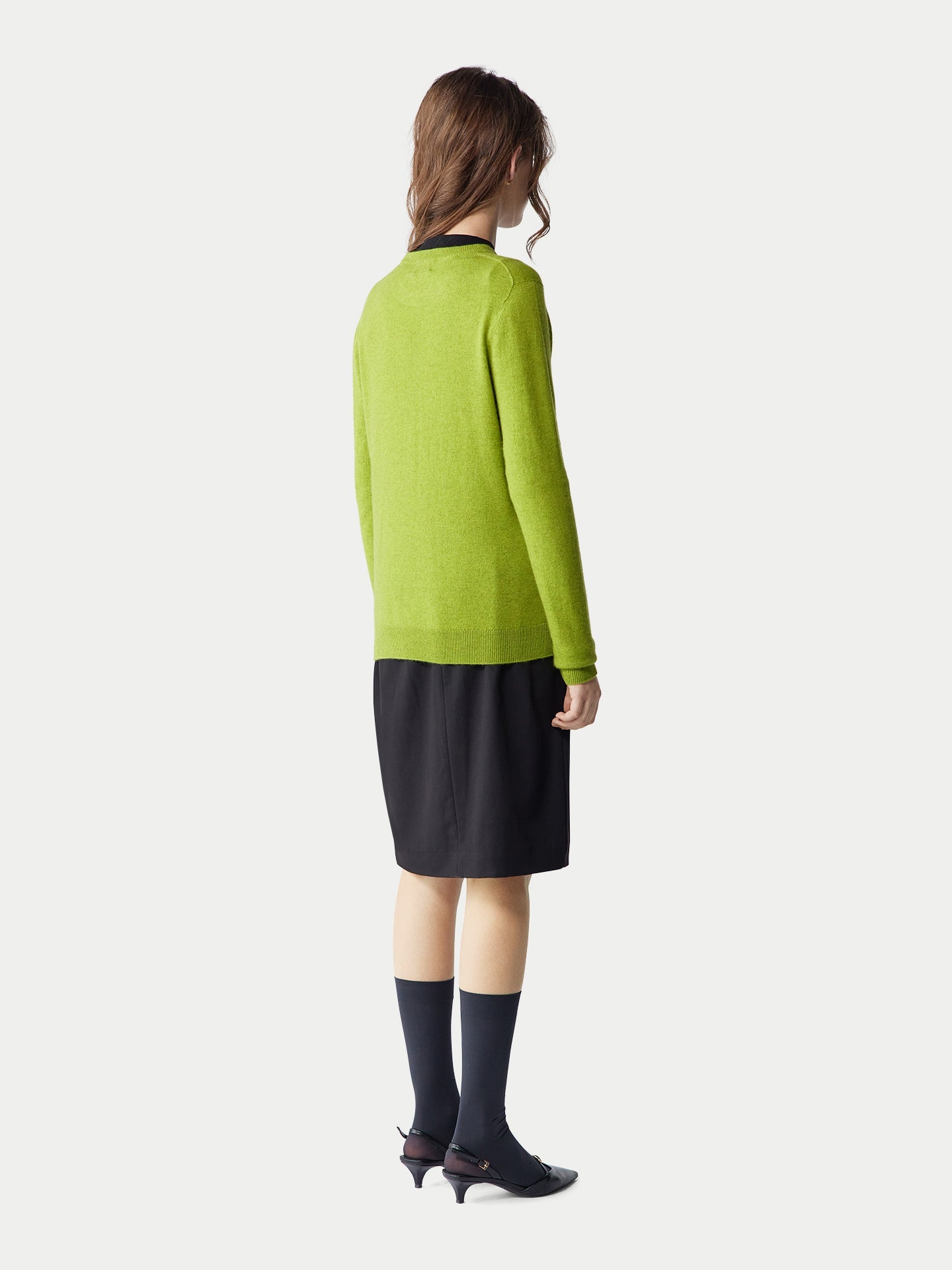 Pull col rond en cachemire pour femmes