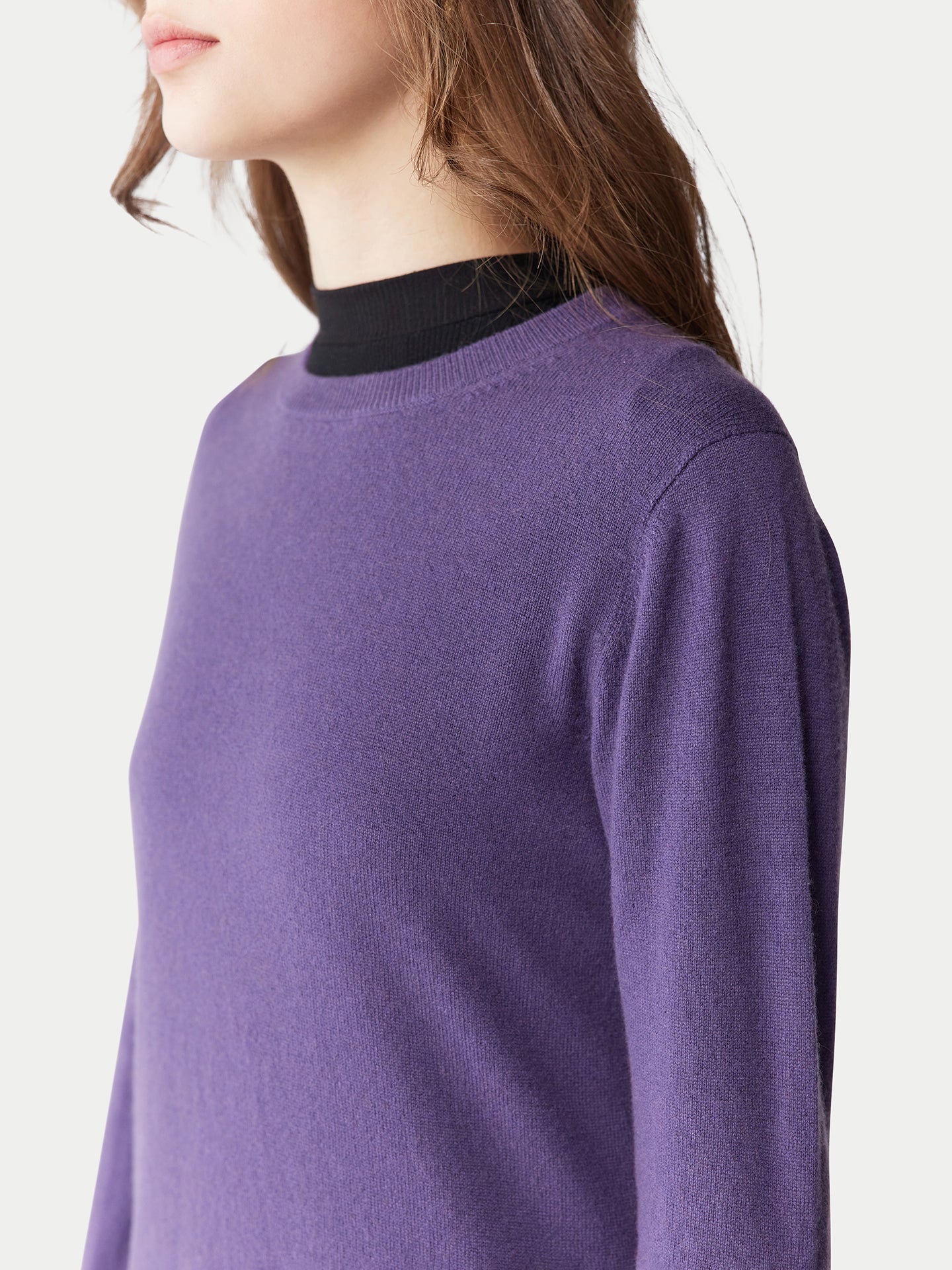 Pull col rond en cachemire Essential pour femmes
