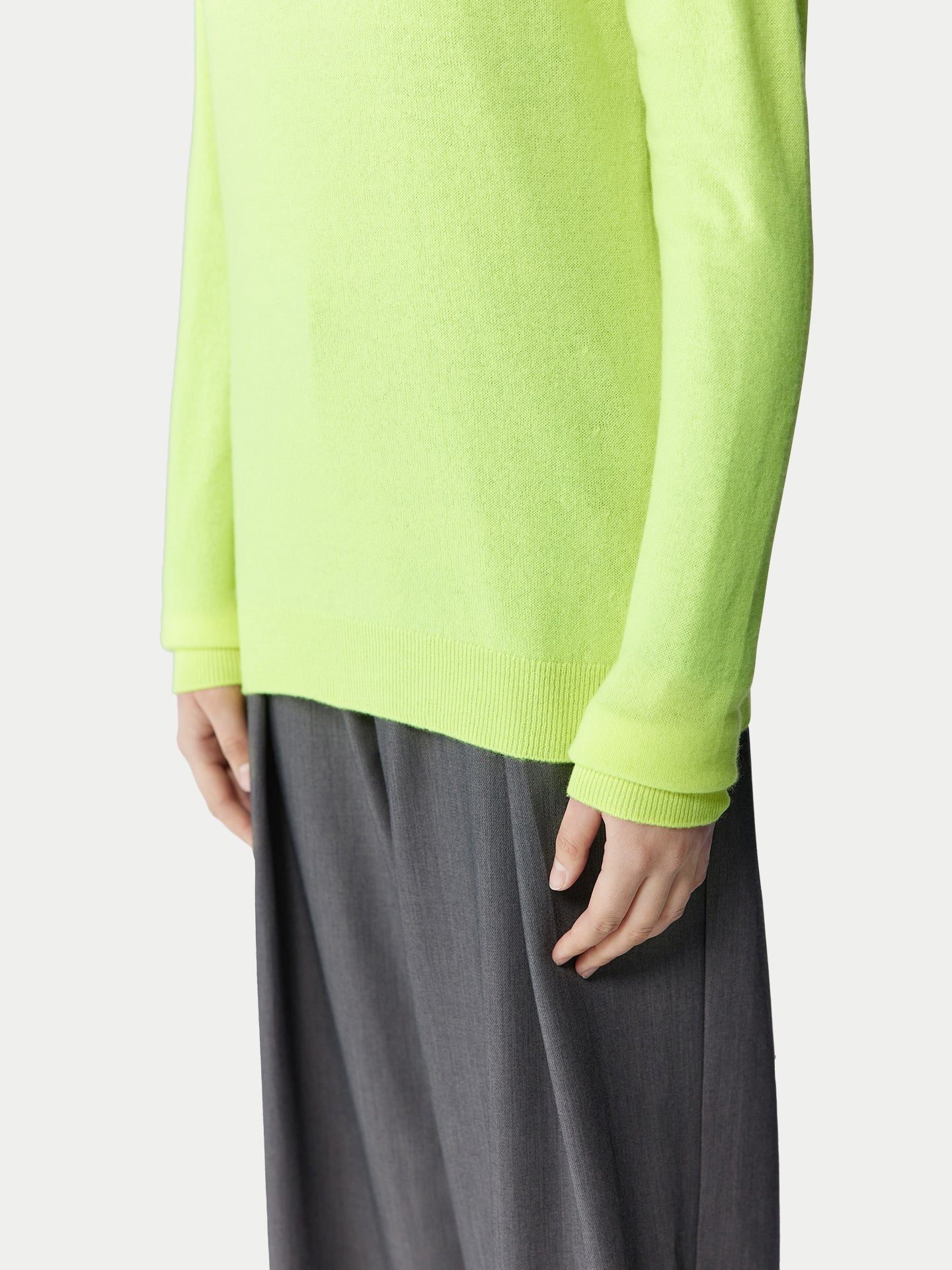 Pull col rond en cachemire pour femmes