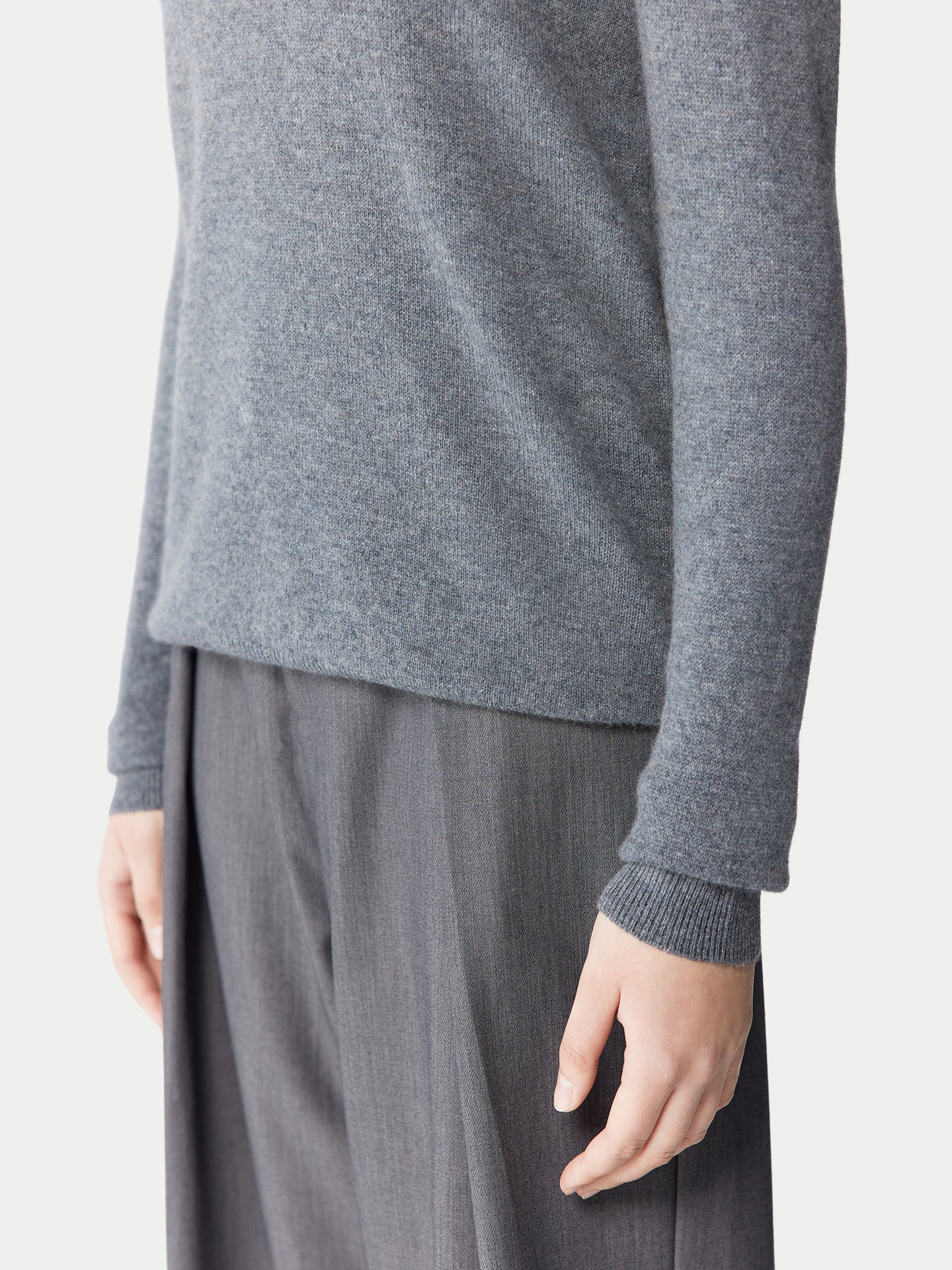 Ensemble pull et bonnet en cachemire
