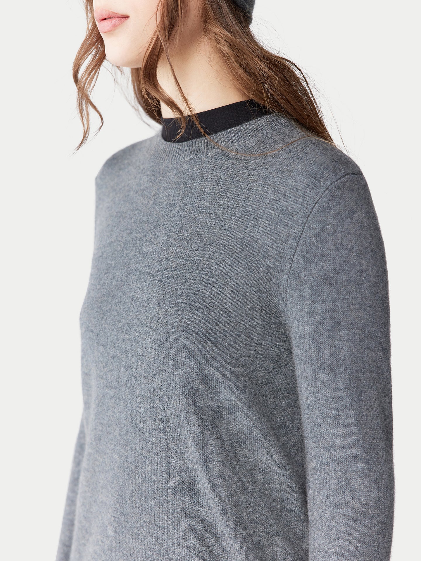 Ensemble pull et bonnet en cachemire