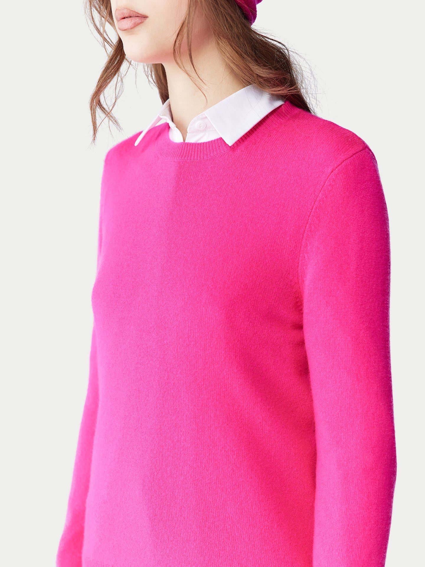 Ensemble pull et bonnet en cachemire