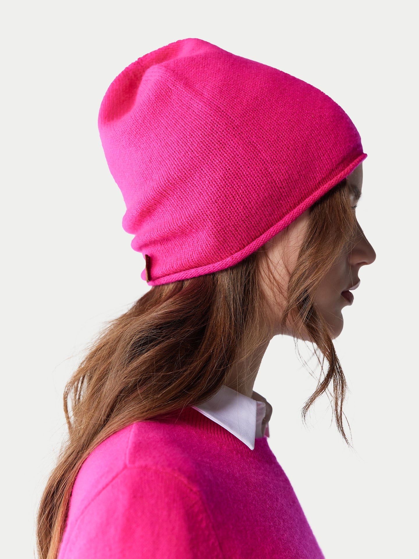 Ensemble pull et bonnet en cachemire